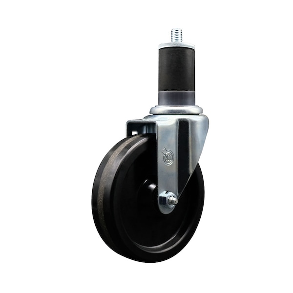 Service Caster 5'' SS Phenolic Wheel Swivel 1-5/8'' Expanding Stem Caster SCC-SSEX20S514-PHS-158 - main